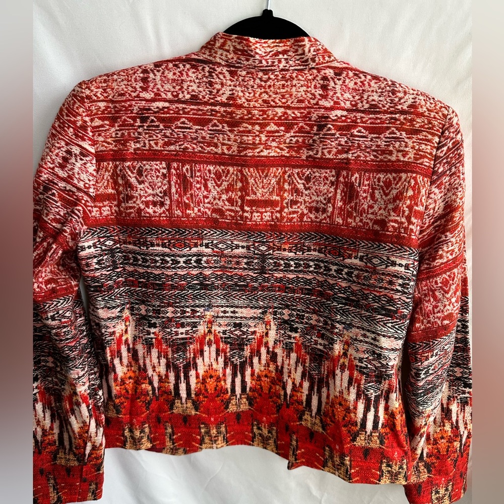 HM Blazer Red Patterned - Picture 3 of 4